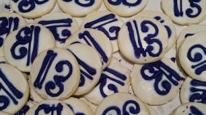 Alto clef cookies at every V!ola Day