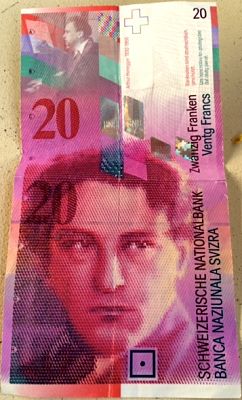 Honegger 20 Franc note